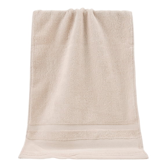 JOGZMZ 100% Cotton Face Towels 13x29 Inches, Super Absorbent & Soft Bath Towels, Quick-Dry Eco-Friendly Solid Color Towel for Sensitive Skin, Baby Safe, 1 Pack