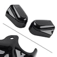 thumbnail image 3 of Bar Shield Rear Axle Covers Swingarm Cap Black Fit Harley Softail FLSTN 2008-up, 3 of 5