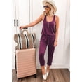 thumbnail image 3 of Enterizo PRETTYGARDEN Casual sin Mangas Morado XL, 3 of 5