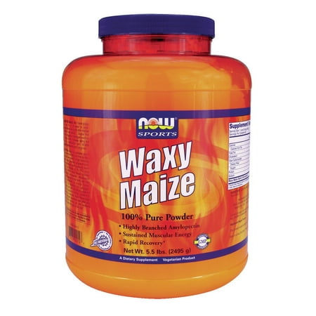 Waxy Maize Starch Powder Now Foods 5.5 lbs Powder (Best Waxy Maize Supplement)