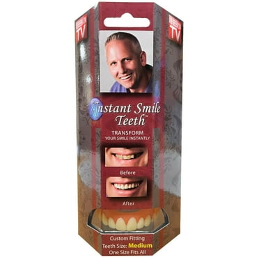 Instant Smile Billy Bob Deluxe Veneers, Natural Shade, Medium
