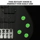 thumbnail image 3 of unbranded 1Jgo Botones Verde De Control Para Guitarra Eléctrica Con Textura Premium Y Llave Incluida, 3 of 6