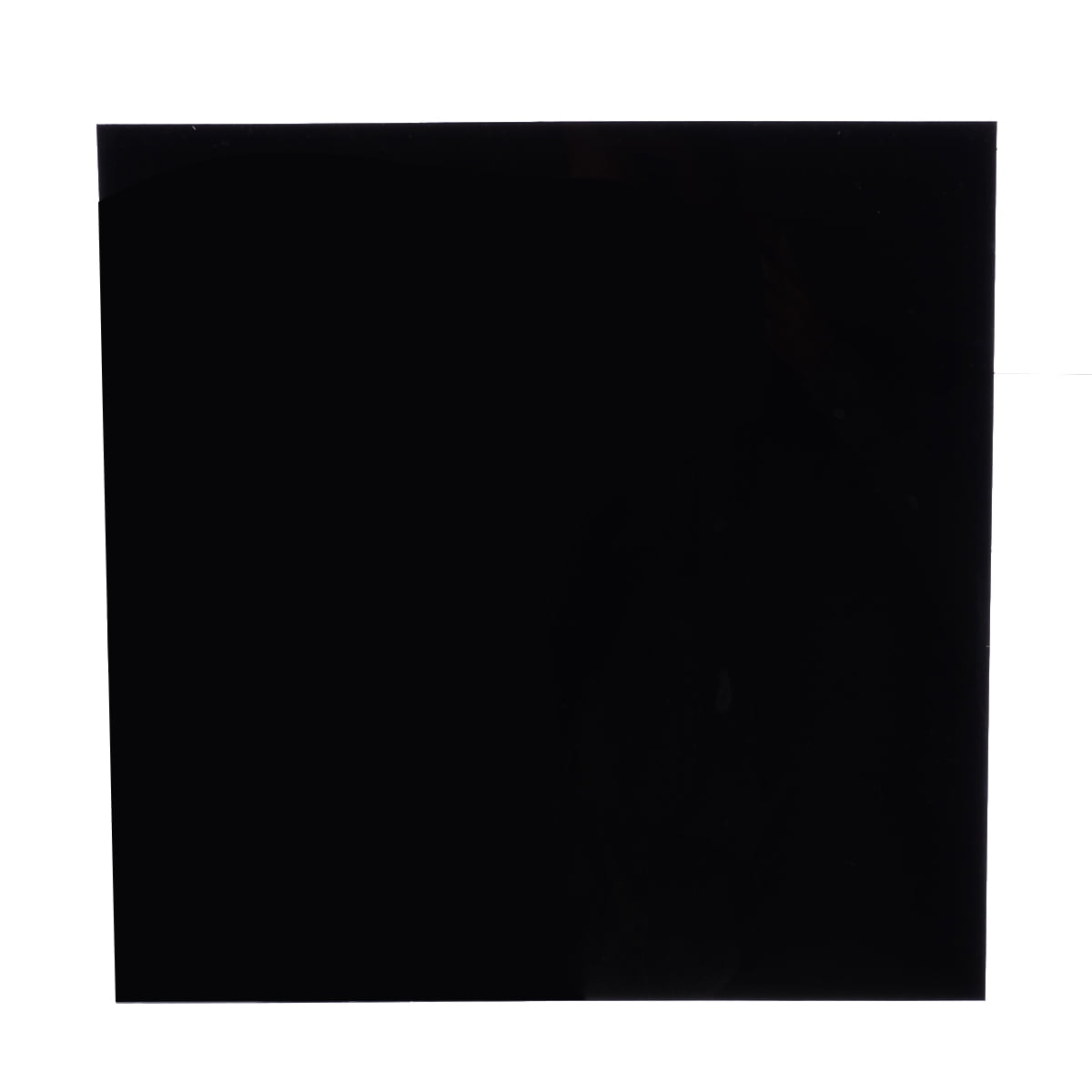 300*300*0.5mm Black ABS Plastic Flat Sheet Flexible Smooth Back High Quality 