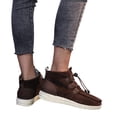 thumbnail image 6 of Women's Casual Winter Warm Walking Shoes, Round Toe Lace Up Fleece Lined Cotton Boots Design with Cushion Sole, Cozy Sneakers for Cold Weather Daily Wear, 6 of 6