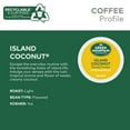 thumbnail image 3 of Green Mountain Coffee Roasters Island Coconut, Keurig Single-Serve K-Cup Pod, Flavored Light Roast Coffee Pods, 72 Count, 3 of 7
