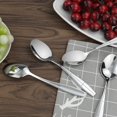 thumbnail image 3 of Juego de 12 cucharas de postre de cubiertos de acero inoxidable Eagrye, 3 of 5