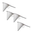 thumbnail image 1 of Oleegame 2PC for Cake Funnel Baking Kitchen Chocolate Decorating Adjustable Tools Cake Mould White, 1 of 7