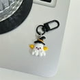 thumbnail image 4 of Gallickan Halloween Keychain Accessory, Car Bag Purse Clip, Cute Ghost Decor, Handbag Backpack, Party Favor, B, 4 of 6