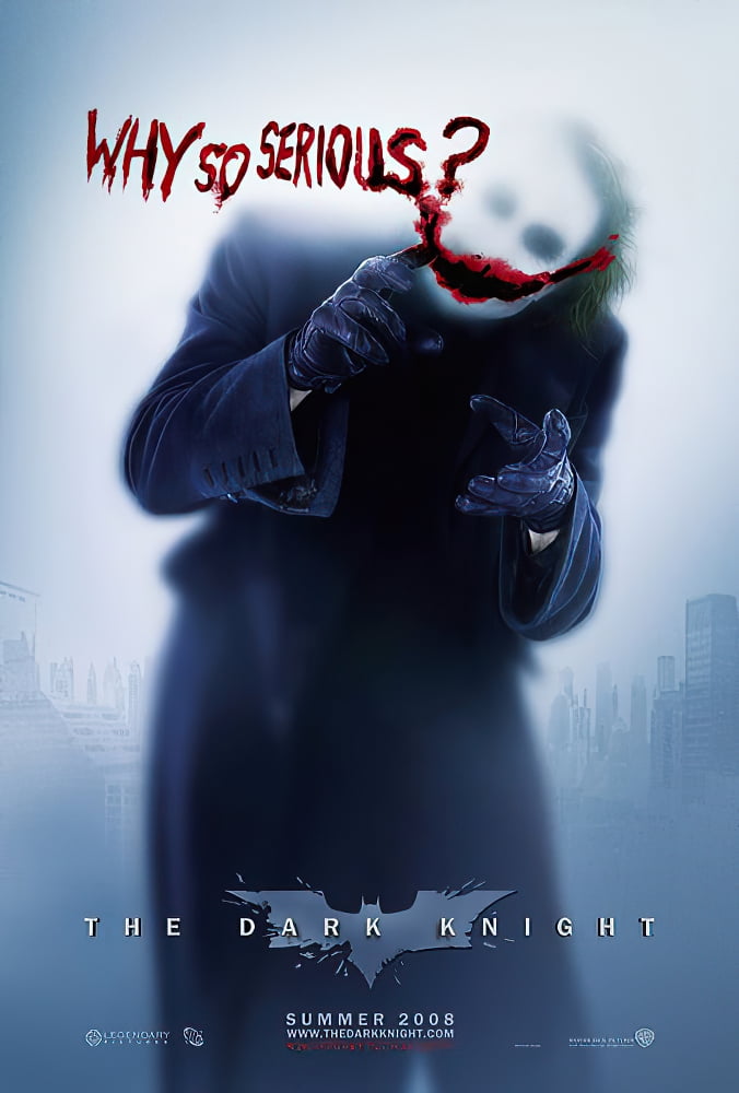 Why So Serious Vinyl Decal Joker Quote Batman Dark Knight Movie Vinyl Sticker 