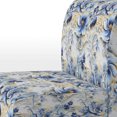 thumbnail image 4 of Designart "Alluring Nautical Paisleys V" Chaise d'Appoint Bleue Paisley Rembourrée - Fauteuil Charmant pour Salon, 4 of 7