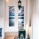thumbnail image 4 of Tapiz de pared con borlas, diseño de paisaje de anime japonés, océano, luna, flor de cerezo, vertical, estético, 2 unidades, 4 of 7