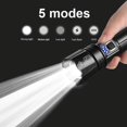 thumbnail image 4 of La linterna LED más potente, linterna recargable por USB, linterna de alta potencia, linterna táctica, lámpara de mano de tiro largo para acampar, 4 of 4