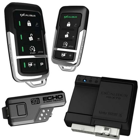 Excalibur 900MHz LED 2-Way Keyless Entry & Remote Start (Linkr Ready)