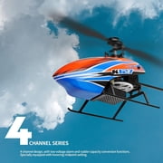 Bruce&Shark RC Helicopter, WLtoys XK K127 Remote Control Helicopter, 4 Channel RC Aircraft with 6-Axis Gyro, Altitude Hold, One Key Take Off/Landing, Easy to Fly for Kids and Beginners