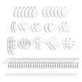 thumbnail image 1 of veasfak 32Pcs Sublimation Blank Ears MDF Board White Ears Heat Transfer Ears ear hook + jump, 1 of 9