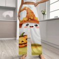 thumbnail image 2 of Fall Thanksgiving Pumpkin Pajama Pants Comfortable Elastic Waist Pajamas Fashion Sleepwear Bottoms Plus Size Homewear, 2 of 6