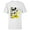 White, variant on Disney Mickey Mouse Vintage Classics 28 Black & Yellow - Short Sleeve T-Shirt for Kids - Customized-White