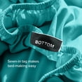 thumbnail image 6 of Bare Home Fitted Sheet - 22" Extra Deep Pocket - Premium 1800 Collection - Twin-XL, Emerald, 6 of 7