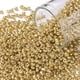 thumbnail image 1 of 12/0 Glass Seed Beads Metallic Colours Style Round Gold 12/0 2mm Hole: 1mm about 30000pcs/pound, 1 of 4