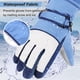 thumbnail image 3 of Guantes de Invierno Impermeables para Niños MoKo con Puños Elásticos Azules Talla M, 3 of 7