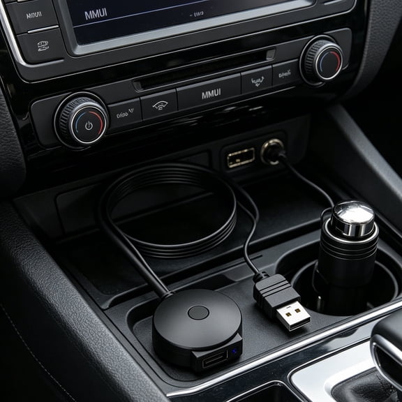 Car Bluetooth Receiver USB Flash Drive Plug Play for In-Car Audio Accessory YYUZH