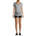 thumbnail image 2 of Oh! Mamma Maternity Women's Soft Overbelly Shorts (Women's & Women's Plus), 2 of 5