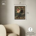 thumbnail image 5 of Still Life With Roses Vintage Classic Roses Canvas Wall Art by Art Remedy, White Floater Frame, 16"x20", 5 of 7