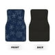thumbnail image 2 of Fotbe Snowflake Dark Blue Juego de 4 Tapetes para Auto con Estampado – Alfombrillas de Goma Reforzada, Diseño Antideslizante, Protección para Todo el Año – Vehículos, Autos, Camionetas y SUVs, 2 of 7