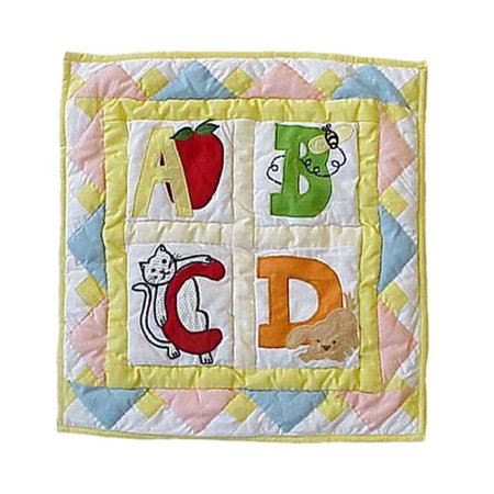 Patch Magic ABC Cotton Throw Pillow