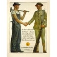 thumbnail image 2 of Gerrit A. Beneker 15x18 Black Ornate Wood Framed Double Matted Museum Art Print Titled - The Past is Behind Us, the Future is Ahead. Let Us All Strive to Make the Future Better and Brig, 2 of 5