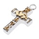 thumbnail image 5 of Joyería conmemorativa de cremación del del colgante cruzado para el pelo de del animal doméstico Oro Hugo Colgante de cremación de cristal, 5 of 10