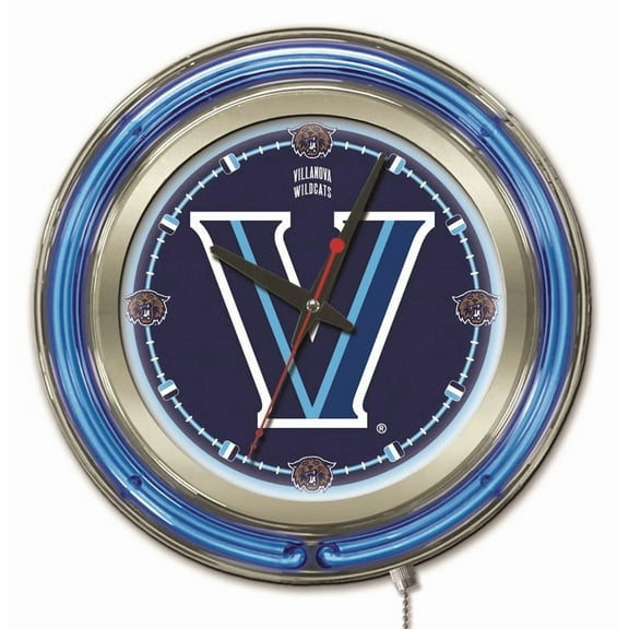 Villanova University 15" Double Neon Wall Clock