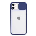 thumbnail image 1 of Designed for iPhone 11 Pro Max Case with Slide Camera Cover, Shockproof Soft Rubber Bumper & Hard Back Protective Case for iPhone 13 6.1 inch (2021) - Blue, 1 of 5