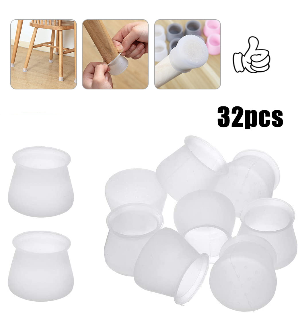 Details about   20Pcs Plastic Table Chair Leg Caps Floor Protectors Furniture Feet Protection 