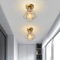 thumbnail image 3 of Lámpara colgante mini con pantalla geométrica elegante para cocina y comedor, estilo industrial vintage con marco de metal resistente y diseño personalizado, cable colgante ajustable, compatible con, 3 of 5