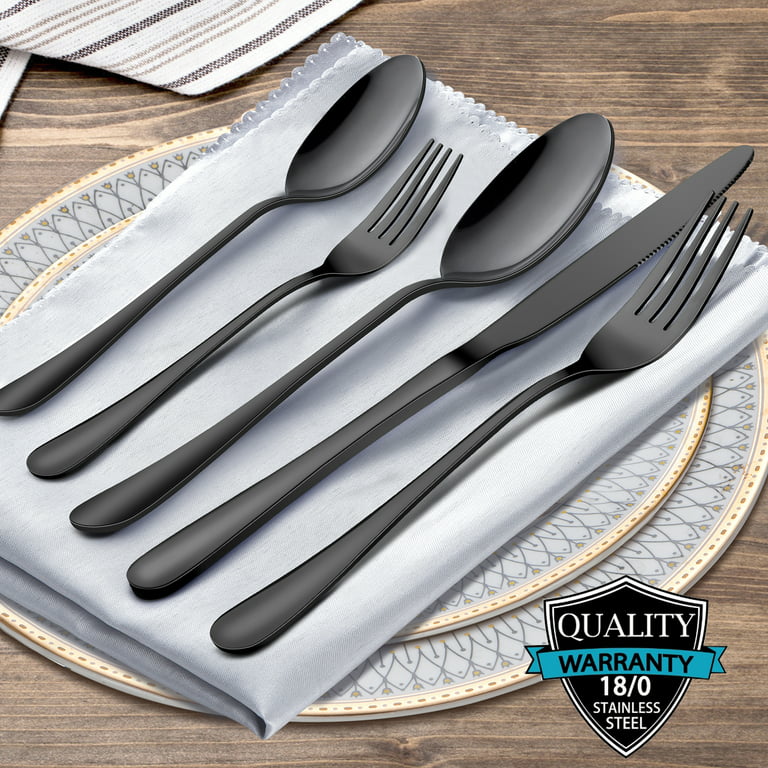 18/8 High-End Stainless Steel Cutlery Set Silverware Flatware Set with  Decorative Handle Basic Eating Tools Dinner Knife Fork - China Dinner Knife  and Restaurant Cutlery price