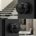 thumbnail image 4 of Knobelite Round Passage Door Knob Adjustable Black Finish,10 Pack, 4 of 7