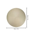 thumbnail image 3 of Round Placemats Heat Resistant Woven Vinyl PVC Dining Table Mats, 15inch/38cm Non-slip Washable Place Mats 6PCS for Christmas Dinner Party Restaurant Hotel, 3 of 7