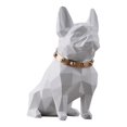 thumbnail image 1 of Escultura de Arte Estatua Diseño Simple Estatuil de Francés Decoración Animal Geométrica para Regalos para El Hogar Recuerdos Caja de grande Baoblaze estatuilla de bulldog francés, 1 of 8