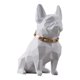 thumbnail image 1 of Escultura de Arte Estatua Diseño Simple Estatuil de Francés Decoración Animal Geométrica para Regalos para El Hogar Recuerdos Caja de grande Baoblaze estatuilla de bulldog francés, 1 of 8