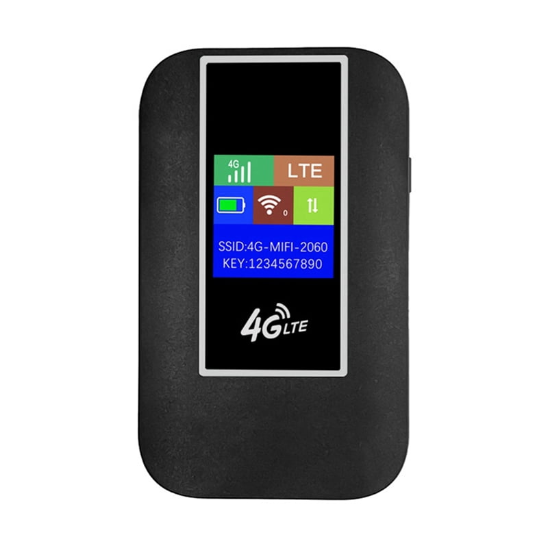 2X 4G LTE Mobile WiFi Router with SIM Card Slot 150Mbps Pocket Hotspot Portable WiFi Router for Home  RV Camping E