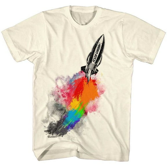 Flash Gordon So Long Monotony Natural Adult T-Shirt 4Xl