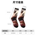 thumbnail image 3 of Fotbe Cute Cloud Panda Calcetas Largas con Estampado para Hombre y Mujer – Calcetas de Compresión Transpirables y Elásticas, Viajar y Uso Diario Talla 5-11, 3 of 6
