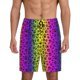 thumbnail image 1 of Balery Animal Paw Rainbow Pantalones cortos de pijama de punto de algodón para hombre con cinturilla y bolsillos-X-Large, 1 of 6