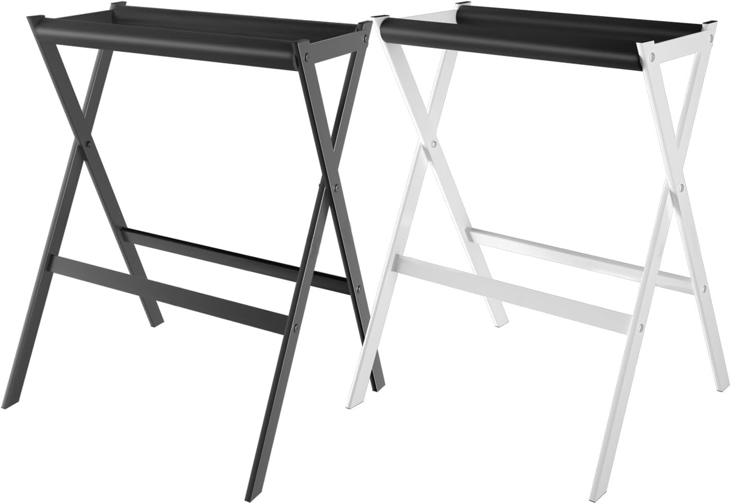 Ztysn Tennis Racket Storage Rack Stand Holder,Large Capacity Squash Pickleball Tennis Racquet Display Rack Durable and Storable for Sports Store,Gym,Metal/Black