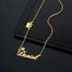 thumbnail image 2 of Collar personalizado con nombre de VishowCo, cadena de oro de acero inoxidable, corona de amor, mariposa, placa con nombre, collares para niña, el mejor regalo, 40 cm, estilo 4, dorado, código de mode, 2 of 5