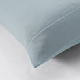 thumbnail image 4 of Modern Threads 4-Piece Solid Blue Mist Solid Microfiber Bed Sheet Set, California King, 4 of 12