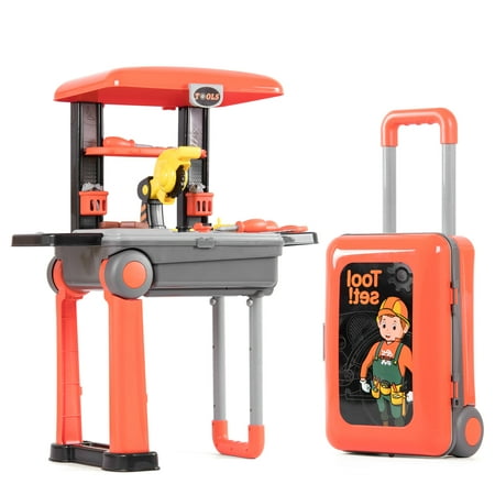 Fondear Tool Toy Play Set Tool Bench Building Toy Tool Toy Box