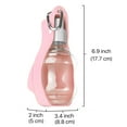thumbnail image 5 of Portable Dog Water Bottle Dispenser - 7oz Pet Travel Water Bottle for Dogs On the Go with Buckle & Flippable Water Bowl, Pink Dog Travel Water Bowl Dispenser & Doggy Water Bottle On the Go, 5 of 7