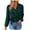 ZShirts02 Green, variant on kaprioy Women's Button Down Shirts Classic Fit Dress Shirt Work Business Casual Long Sleeve Blouse Tops Black, L